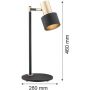 Argon Doria lampa biurkowa 1x15W czarny/mosiądz 4257 zdj.2