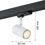 Argon Horta lampa do szynoprzewodu 1x5W biały/czarny 4327 zdj.3