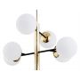 Argon Cameron lampa podsufitowa 8x15W opal mat/czarny/mosiądz 5041 zdj.5