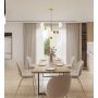 Argon Cameron lampa podsufitowa 8x15W opal mat/czarny/mosiądz 5041 zdj.9