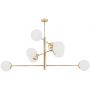 Argon Cameron lampa podsufitowa 8x15W opal mat/mosiądz 5043 zdj.1