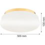 Argon Ombra lampa podsufitowa 3x15W złoty/opal mat 6142 zdj.2