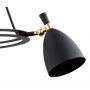Argon Charlotte lampa wisząca 3x15W czarna struktura/mosiądz 6149 zdj.6