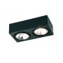 Argon Rodos lampa podsufitowa 2x6W czarny 617 zdj.1