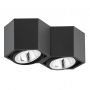 Argon Espresso lampa podsufitowa 2x6W czarny 720 zdj.1