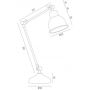 Argon Eufrat lampa biurkowa 1x15W biała 3194 zdj.2