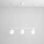 Aldex Beryl Glass lampa wisząca 3x10 W biała 1006E zdj.2