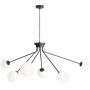 Aldex Holm lampa wisząca 6x10 W czarna 1082K1 zdj.1