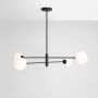 Aldex Homme lampa podsufitowa 4x10 W czarna 1090PL_L1 zdj.2
