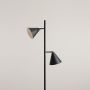 Aldex Form lampa stojąca 2x15 W czarna 1108A1_2 zdj.2