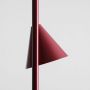 Aldex Form lampa stojąca 2x15 W czerwona 1108A15_2 zdj.3