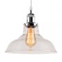 Altavola Design New York Loft lampa wisząca 1x40W chrom/przezroczysty LA040/P_chrom zdj.1