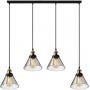 Altavola Design New York Loft lampa wisząca 4x40 W mosiądz-przydymiona LA034/CL4_smoky zdj.1