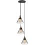 Altavola Design New York Loft lampa wisząca 3x40 W mosiądz-przydymiona LA034/CO3_smoky zdj.1