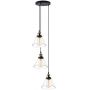 Altavola Design New York Loft lampa wisząca 3x40 W mosiądz-przezroczysta LA034/CO3 zdj.1