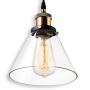 Altavola Design New York Loft lampa wisząca 1x60W mosiądz/przezroczysty LA034/P zdj.2