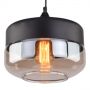 Altavola Design Manhattan Chic lampa wisząca 1x60W czarny mat/bursztynowy/perłowy LA053/P zdj.1