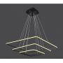 Altavola Design Ledowe Kwadraty lampa wisząca 116W czarna LA072/P_80_out_3k_black zdj.1