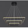 Altavola Design Ledowe Kwadraty lampa wisząca 116W czarna LA072/P_80_out_3k_black zdj.7
