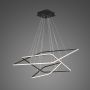 Altavola Design Ledowe Kwadraty lampa wisząca 116W czarna LA072/P_80_out_4k_black zdj.1