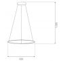 Altavola Design Led Shape lampa wisząca 1x23 W srebrna LA073/P_60_in_3k_silver zdj.2