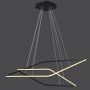 Altavola Design Ledowe Kwadraty lampa wisząca 64W czarna LA077/P_60_out_3k_black zdj.1