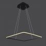Altavola Design Ledowe Kwadraty lampa wisząca 1x39W czarna LA079/P_60_out_3k_black zdj.1