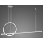 Altavola Design Led Shape lampa wisząca 1x23 W srebrna LA087/PX143_40_3k_silver zdj.1