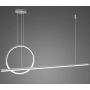 Altavola Design Led Shape lampa wisząca 1x23 W srebrna LA087/PX143_40_3k_silver_dimm zdj.1