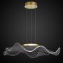 Altavola Design Velo lampa wisząca 1x30W LED satynowe złoto/przezroczysty LA101/P2_gold zdj.1