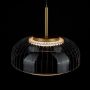 Altavola Design Vitrum lampa wisząca 3x7W LED czarny mat/satynowe złoto/przezroczysty LA104/CL3 zdj.4