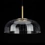 Altavola Design Vitrum lampa wisząca 1x7W LED czarny mat/satynowe złoto/przezroczysty LA104/P zdj.5