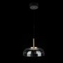 Altavola Design Vitrum lampa wisząca 1x7W LED czarny mat/satynowe złoto/przezroczysty LA104/P zdj.4