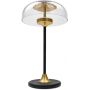 Altavola Design Vitrum lampa stołowa 1x7,2W LED czarny mat/złoty satynowy LA104/T zdj.2