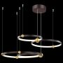 Altavola Design Aurora lampa wisząca 85W czarny mat/satynowe złoto LA112/P_50_3k_black zdj.1