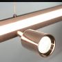Altavola Design Spectra lampa wisząca 40W LED szary/złoty LA114/P_92_2+1_grey_gold zdj.6