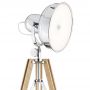 Argon Foto New lampa stojąca 1x22,5W LED drewno/chrom 3354 zdj.3