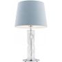 Argon Nancy lampa stołowa 1x15W błękitny/przeźroczysty/chrom 3844 zdj.1