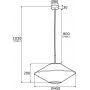 Argon Troy lampa wisząca 1x15 W czarna 4282 zdj.2