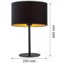Argon Karin lampa stołowa 1x15W czarny 4342 zdj.3