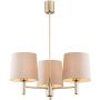Argon Ponte Plus lampa podsufitowa 3x15W beżowy/ciemny mosiądz 6109 zdj.1