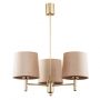 Argon Ponte Plus lampa podsufitowa 3x15W beżowy/ciemny mosiądz 6109 zdj.6