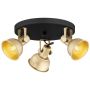 Argon Lenora lampa podsufitowa 3x7W złoty/czarny 6243 zdj.1