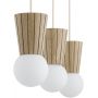Argon Volante lampa wisząca 3x6 W drewno-opal 6357 zdj.5