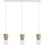 Argon Volante lampa wisząca 3x6 W drewno-opal 6357 zdj.6