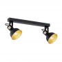 Argon Lenora lampa podsufitowa 2x7W czarny/złoty 7142 zdj.6