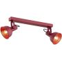 Argon Lenora lampa podsufitowa 2x7W czerwony 7173 zdj.1