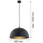 Argon Bonita lampa wisząca 1x15W czarny/złoty 8242 zdj.2