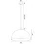 Argon Bonita lampa wisząca 1x15W granatowy/złoty 8244 zdj.3