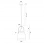Argon Logan lampa wisząca 1x15W czarny 8291 zdj.2